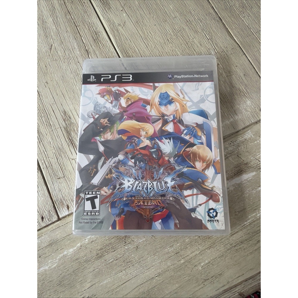 Aksys Games BlazBlue Continuum Shift Extend PlayStation 3 NTSC-U/C T-Teen Manual
